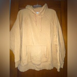 American eagle- gold hoodie- size m